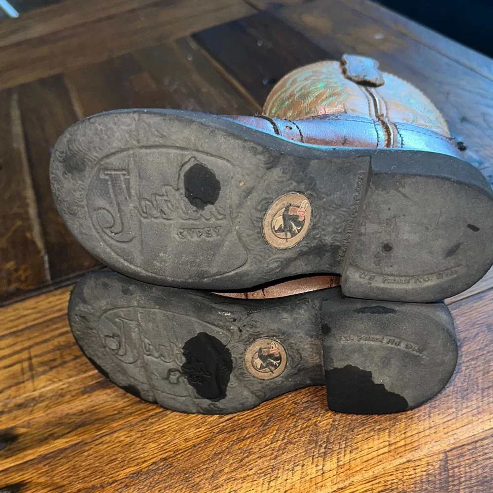 Justin Leather Kids Boots.
